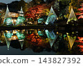 Higo Hosokawa Garden in autumn colors, Bunkyo Ward, Tokyo 143827392