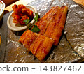 Grilled conger eel from a first-class Japanese restaurant 143827462
