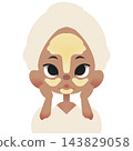 Girl Taking Care of Her Skin 143829058