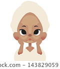 Girl Taking Care of Her Skin 143829059