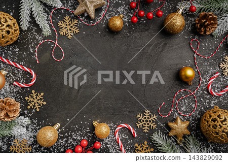 Christmas and New Year background 143829092