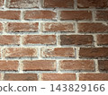 Rustic Red Brick Wall Texture Background 143829166