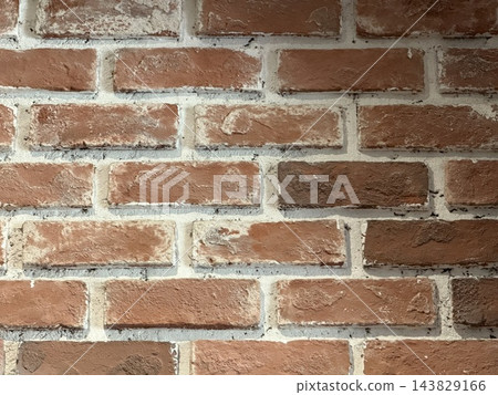 Rustic Red Brick Wall Texture Background Rustic Red Brick Wall Texture Background 143829166