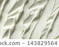 Flat lay view of creamy curd paste background 143829564