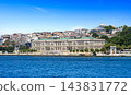 Ciragan palace and bosphorus strait in istanbul turkey 143831772