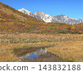 北阿爾卑斯山和白馬的秋天 143832188