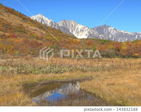 北阿爾卑斯山和白馬的秋天 北阿爾卑斯山和白馬的秋天 143832188