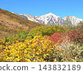 北阿爾卑斯山和白馬的秋天 143832189