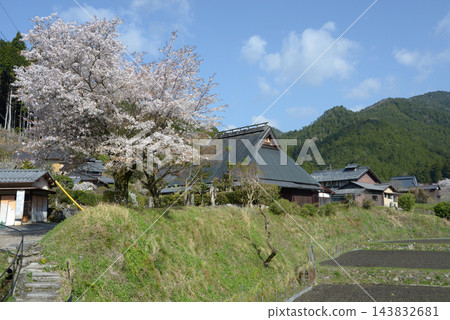 京都市左京區大原春日鄉村風光 京都市左京區大原春日鄉村風光 143832681