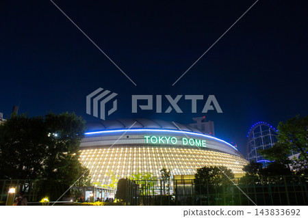 東京穹頂在晚上 東京穹頂在晚上 143833692