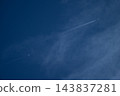 A Boeing B777 and an Airbus A350 flying the same route. 143837281