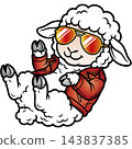 A fun animal illustration ☆ Sheep 143837385