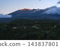 Mt. Ontakesama at dawn 143837801
