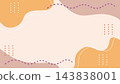 Abstract shapes and dot background 143838001