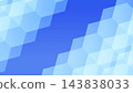 Blue sky and hexagonal abstract background 143838033