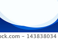 Blue and white curved background 143838034