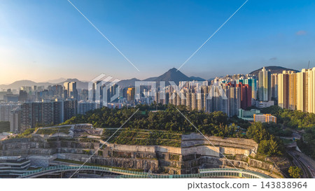 Hong Kong Oct 19 2026 Panoramic View Of East Kowloon Urban Mountainside Hong Kong Oct 19 2026 Panoramic View Of East Kowloon Urban Mountainside 143838964