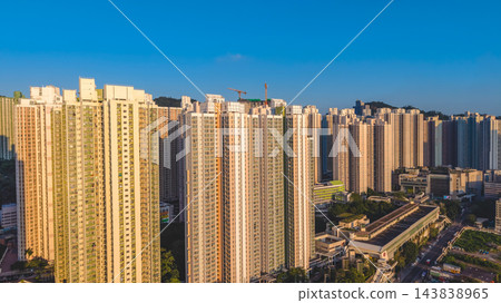 Hong Kong Oct 19 2026 High Density Residential Towers In Yau Tong Hong Kong Oct 19 2026 High Density Residential Towers In Yau Tong 143838965