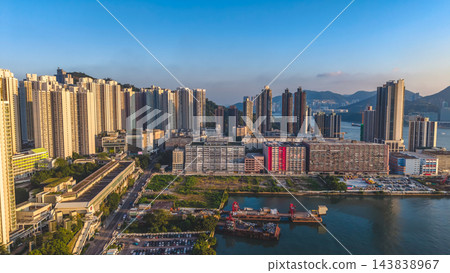 Hong Kong Oct 19 2026 View Of Kwun Tong Tsai Bay Waterfront Hong Kong Oct 19 2026 View Of Kwun Tong Tsai Bay Waterfront 143838967