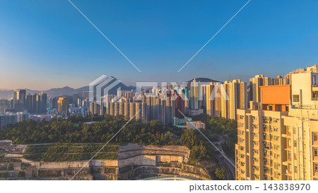 Hong Kong Oct 19 2026 Panoramic View Of East Kowloon Urban Mountainside Hong Kong Oct 19 2026 Panoramic View Of East Kowloon Urban Mountainside 143838970