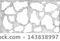 Hand-drawn illustration of a sheep-shaped cloud 143838997