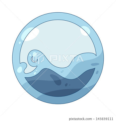 Illustration of surf badge Illustration of surf badge 143839111