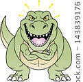 Fun dinosaur illustration ☆ Tyrannosaurus 143839176
