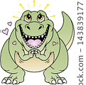 Fun dinosaur illustration ☆ Tyrannosaurus 143839177