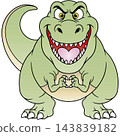 Fun dinosaur illustration ☆ Tyrannosaurus 143839182