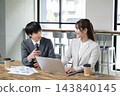 會議、面試、研討會、男性和女性 143840145