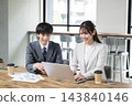 會議、面試、研討會、男性和女性 143840146