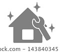 Home renovation icon (silhouette) 143840345