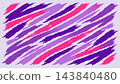 A playful abstract pattern of bold elongated paint strokes sweeping diagonally vector background  143840480