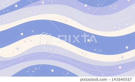 A cute pastel abstract wallpaper flowing horizontal wavy bands vector background A cute pastel abstract wallpaper flowing horizontal wavy bands vector background 143840587