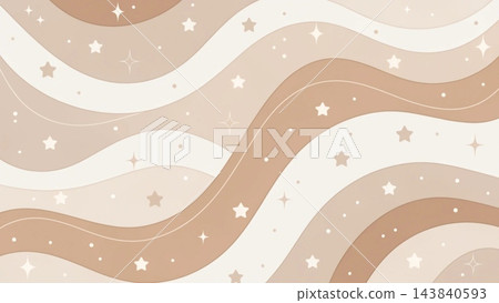 A cute pastel abstract wallpaper flowing horizontal wavy bands vector background A cute pastel abstract wallpaper flowing horizontal wavy bands vector background 143840593