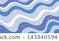 A cute pastel abstract wallpaper flowing horizontal wavy bands vector background 143840594
