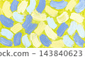 Abstract hand painted acrylic filled with chunky vector background 143840623