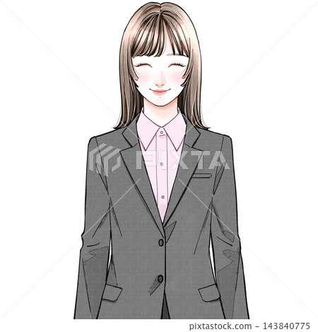 辦公室職員 A_suit_smiling 143840775