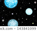Vector illustration of Triple Star System 143841099