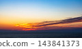 秋末時節，從北海道椋毛町的椋毛岬眺望日落美景。 143841373