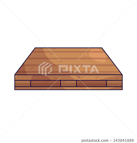 Illustration of Pallet Illustration of Pallet 143841889