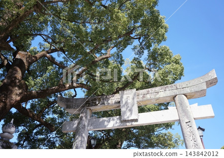Torii of Dazaifu Tenmangu Shrine Torii of Dazaifu Tenmangu Shrine 143842012