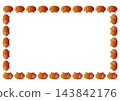 Red gradient sheep pattern frame 143842176