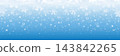 bright snowflake banner background for christmas vector illustration 143842265
