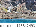 White Island the active volcanic island in New Zealand 143842493