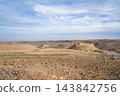 Shobak Castle and desert landscape in Jordan 143842756