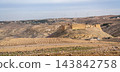 Shobak Castle and desert landscape in Jordan 143842758