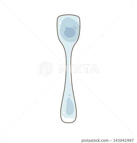 Illustration of ice cream spoon Illustration of ice cream spoon 143842997