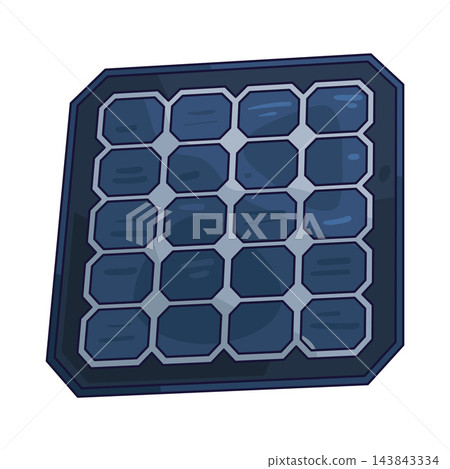 Illustration of Solar Cell Illustration of Solar Cell 143843334