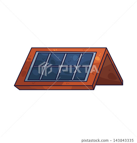 Illustration of Solar Roof Illustration of Solar Roof 143843335
